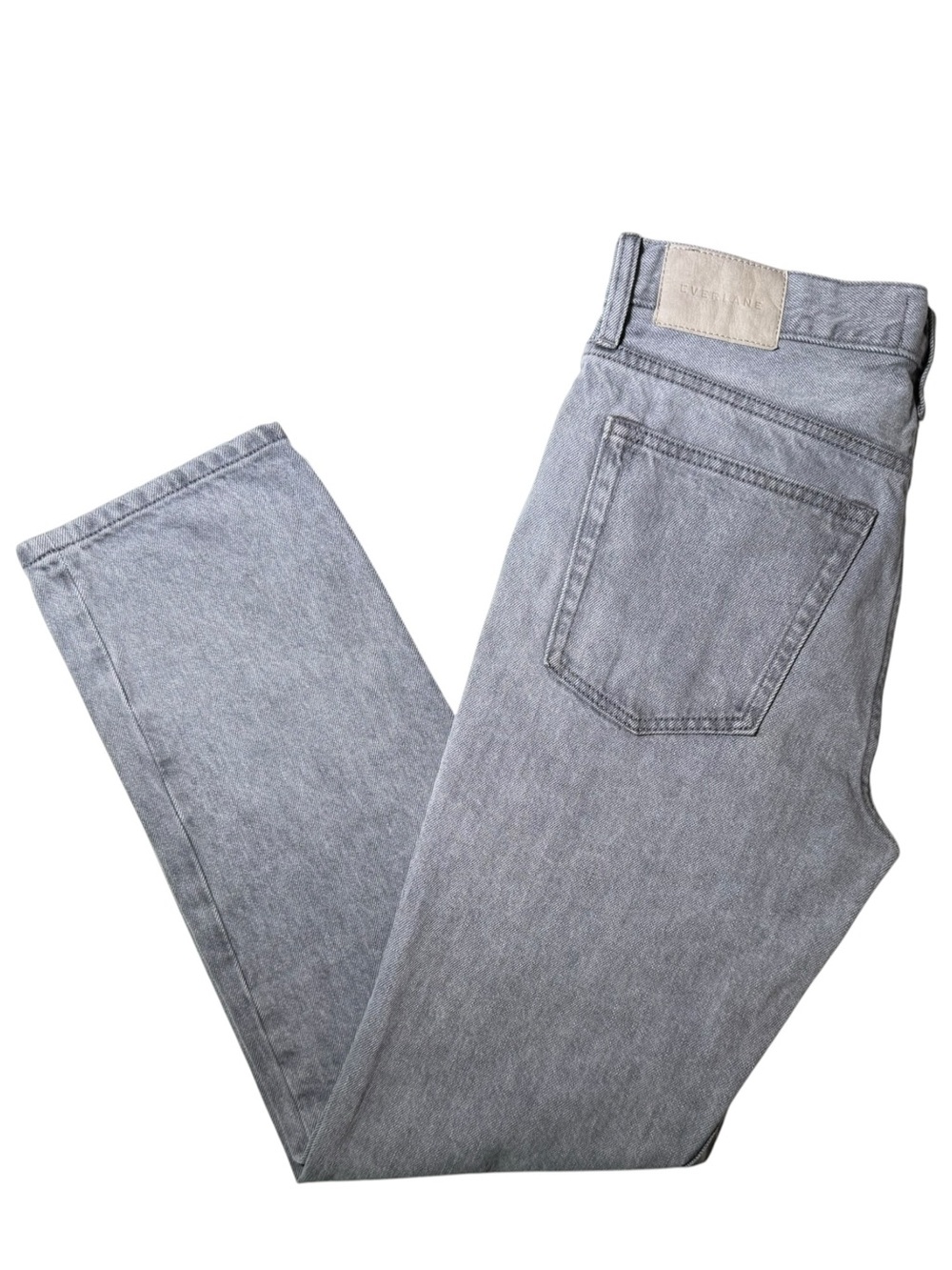 Everlane Relaxed Straight Jean 100% Organic Cotton Gray Size 25